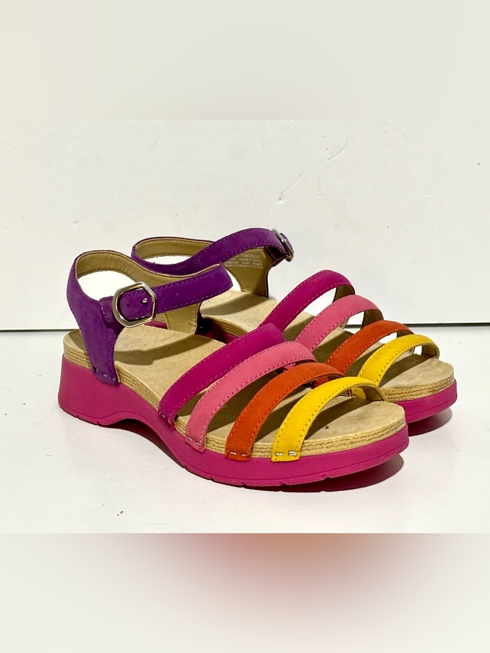 Dansko Roxie Women's Casual Sandals Multi Milled Nubuck W38